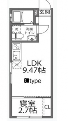 ラヴィージェ赤羽の間取り図