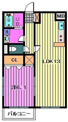 クレードの間取り図