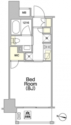 ジオエント赤羽の間取り図
