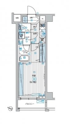 フュージョナル北赤羽の間取り図