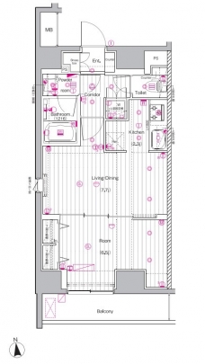 PREMIUM CUBE 上野の間取り図