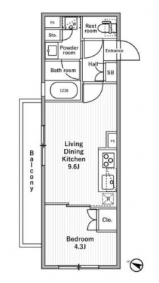 nido MOTOHASUNUMAの間取り図