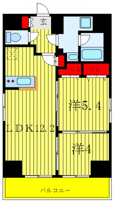 八番館の間取り図
