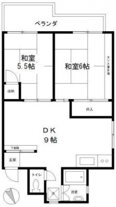 第一マンションの間取り図