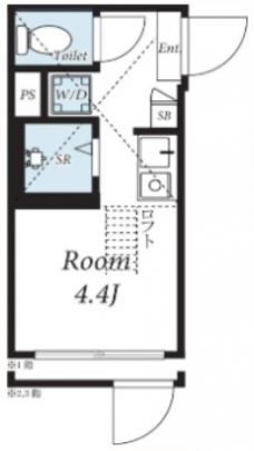 Nano東池袋の間取り図