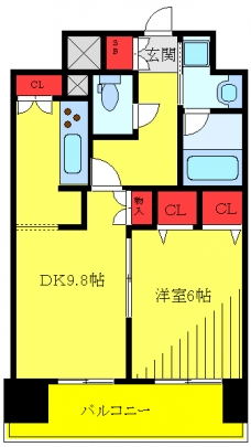 パークキューブ板橋本町の間取り図