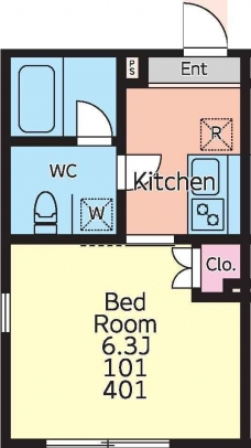 Ａｖａｎｔｉ　７７の間取り図