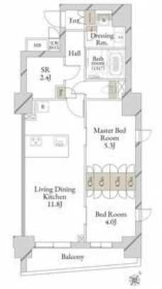 ＬｉｖｅＣａｓａ文京千石ｐｒｅｍｉｅｒの間取り図
