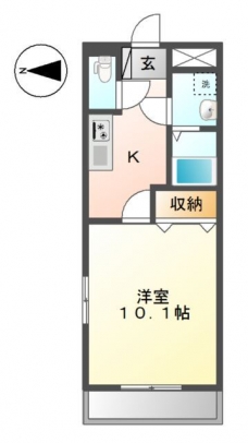 ピュア　プリミエールの間取り図