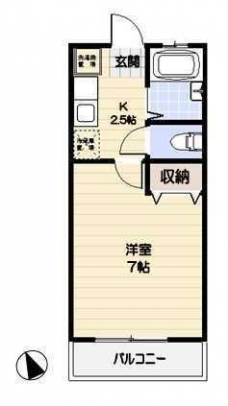 グリーンコーポの間取り図