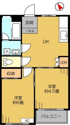 メゾン要町の間取り図