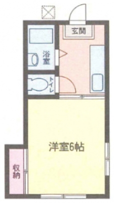 ジュネスあいふるの間取り図