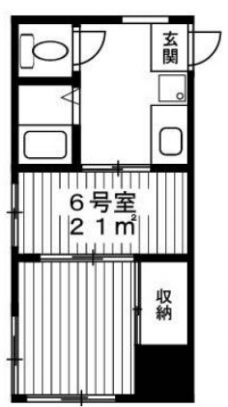 メゾンイワシタの間取り図