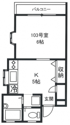 サンハイムトキワの間取り図