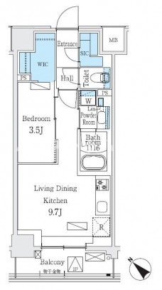 Ｕｒｂａｎ　Ｂｒｅｅｚｅ　巣鴨の間取り図