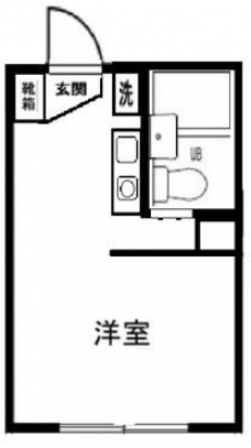 クロノス神田の間取り図