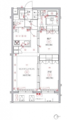 セジョリ板橋坂下Ⅱの間取り図