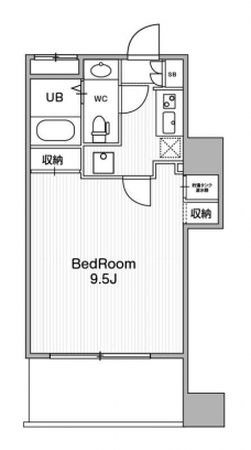 アーバンフラッツ池袋プレミアムの間取り図