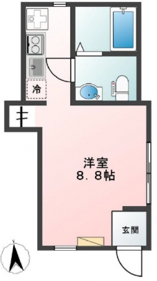 ＰＡＴＩＯ　ＳＱＵＡＲＥ　徳丸の間取り図