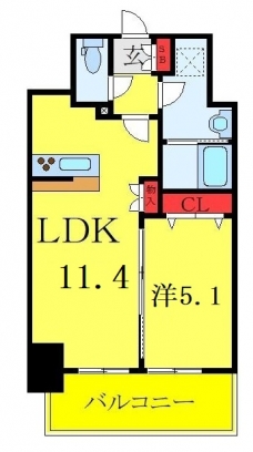 RIDGE王子神谷の間取り図