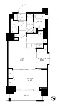 アーバネックス神保町の間取り図