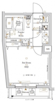 Log練馬駅前の間取り図