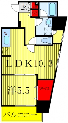 カーサラスク目白台の間取り図