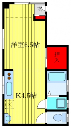 高橋コーポの間取り図
