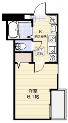 フィルクローバ川口の間取り図