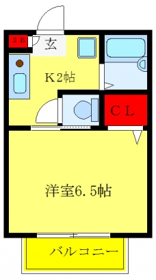 ロワール西片の間取り図