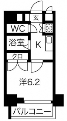スパシエレジデンス１ｓｔ．の間取り図