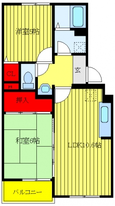 メゾンドベールの間取り図
