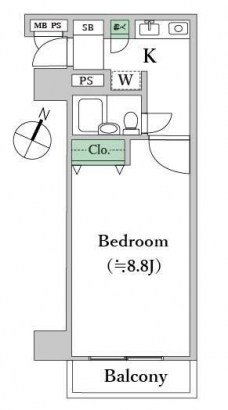ライオンズマンション西が丘南の間取り図