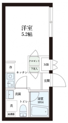 レピュア中板橋駅前レジデンスの間取り図