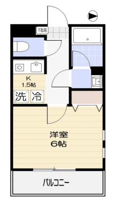 ルピナス清川の間取り図