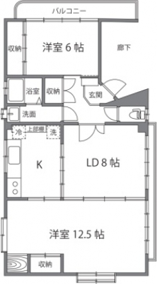 峯村ビルの間取り図
