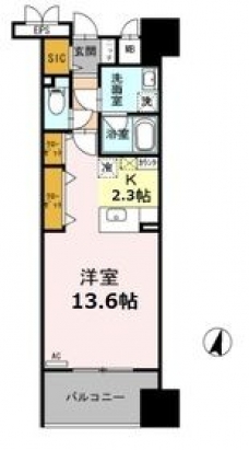 ロイヤルパークスシーサー南千住の間取り図