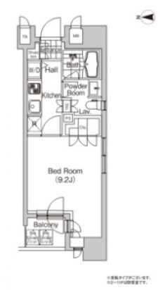 プライムアーバン池袋の間取り図