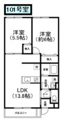 Ｌａ　Ｌｕｃｅの間取り図