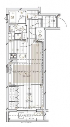 レガリス文京大塚の間取り図