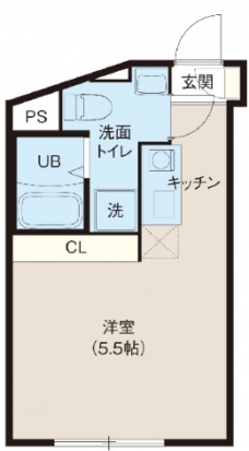 レピュア北千住レジデンスⅡの間取り図