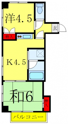 テラス三ノ輪の間取り図