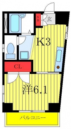 リバーサイド小豆沢の間取り図