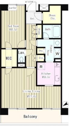 Ｃａｓａ－Ａｉｌｅの間取り図