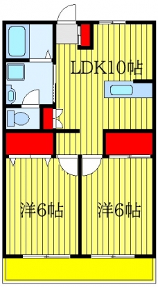 第２須賀ハイツの間取り図
