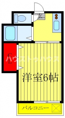 湖マンションの間取り図
