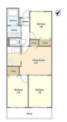 ネオ・プロミネンスの間取り図