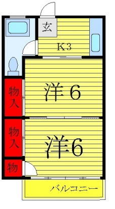 肥土ハウスの間取り図