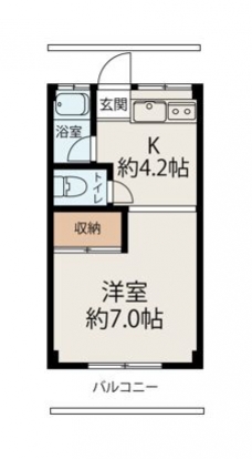 桜コーポの間取り図
