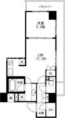 クオリア後楽園の間取り図